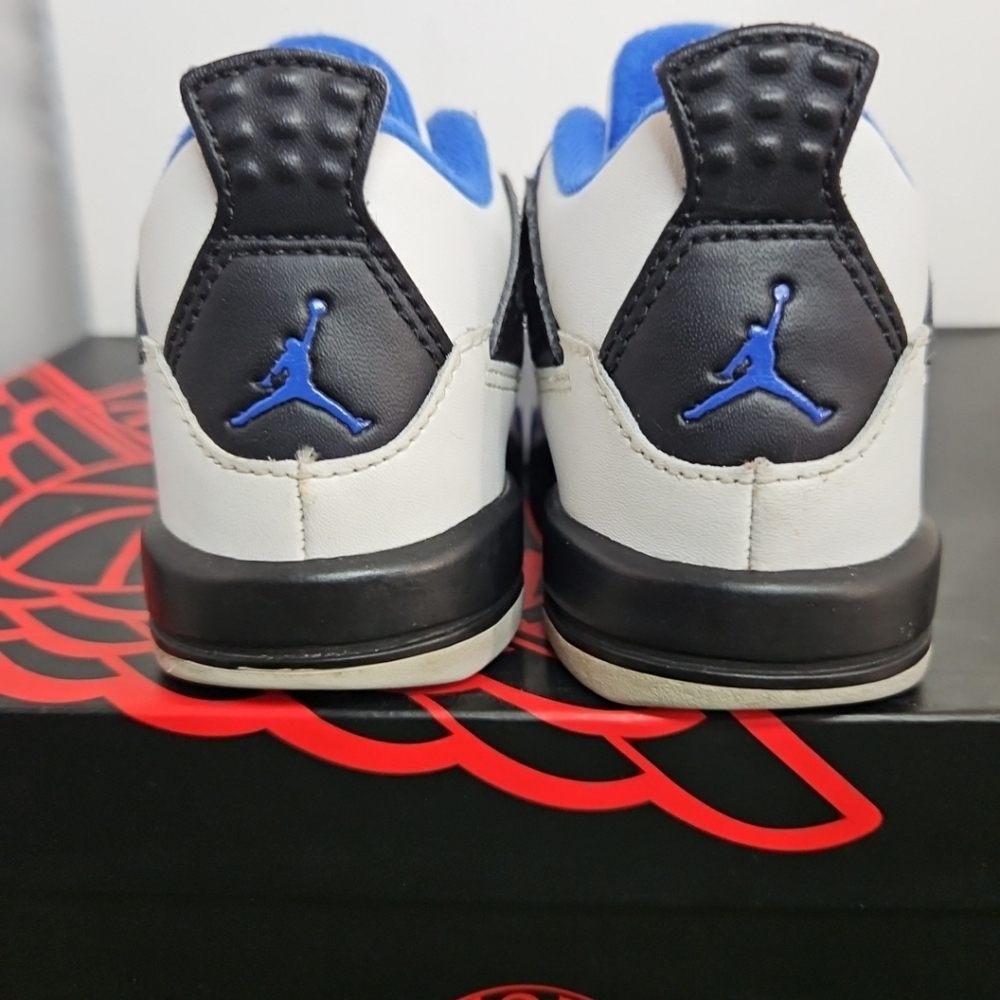 NIKE Air Jordan 4 Retro Motorsport 2017 Toddler Size 7C Cleanest Pair Here , fi - Picture 3 of 14